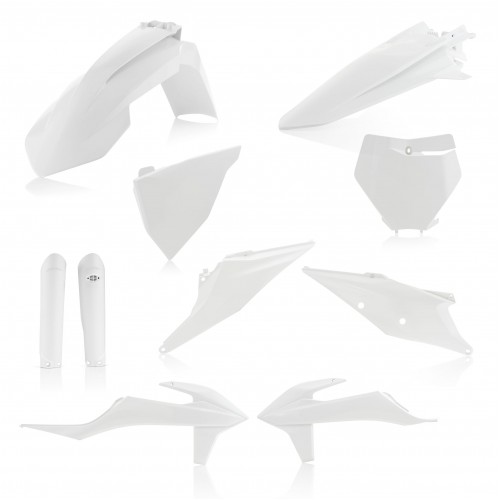 KIT PLÁSTICOS COMPLETO ACERBIS KTM SX / SX-F 2019 - 2020 BRANCO